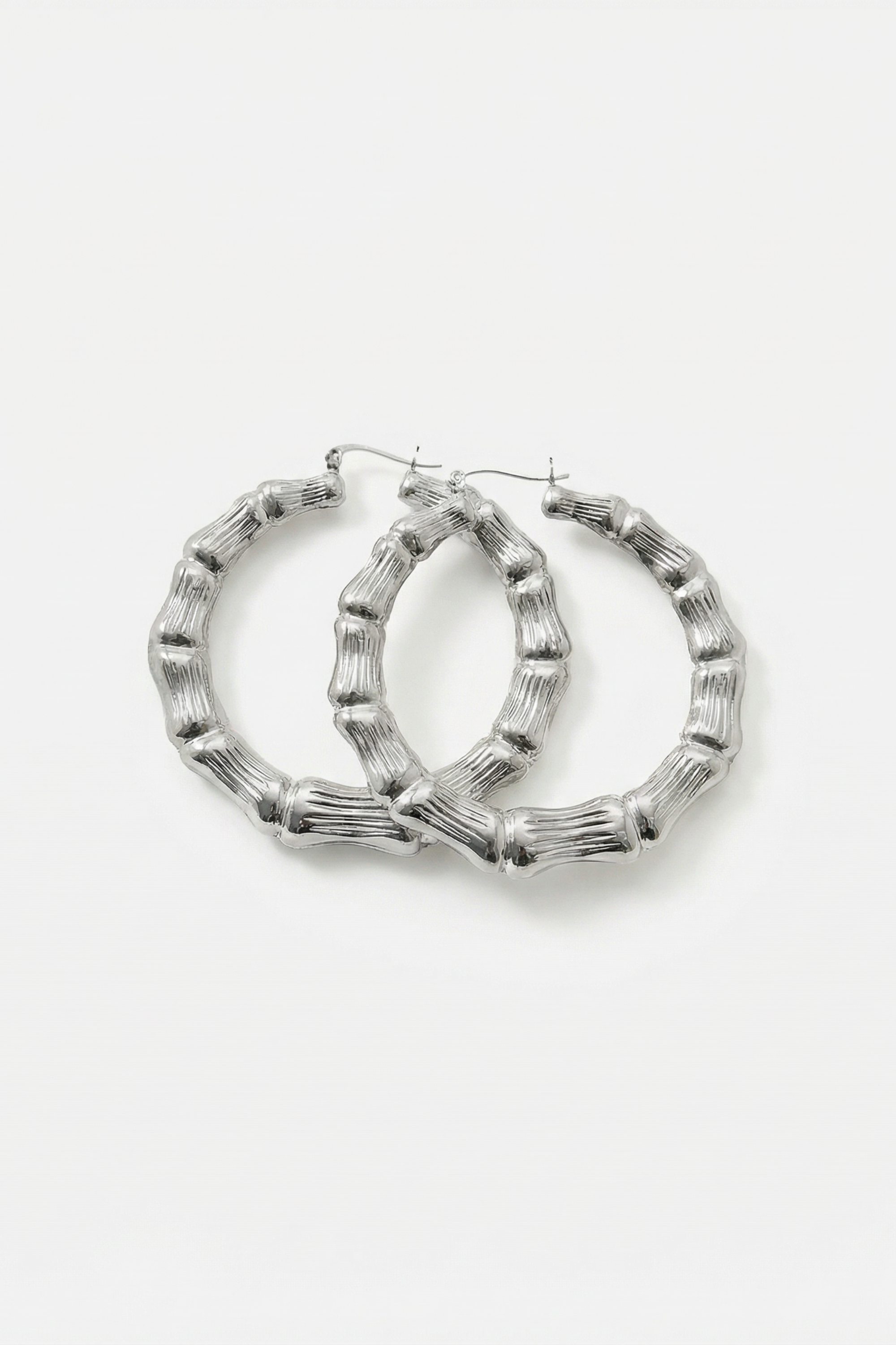 Bamboo Hoop Earring