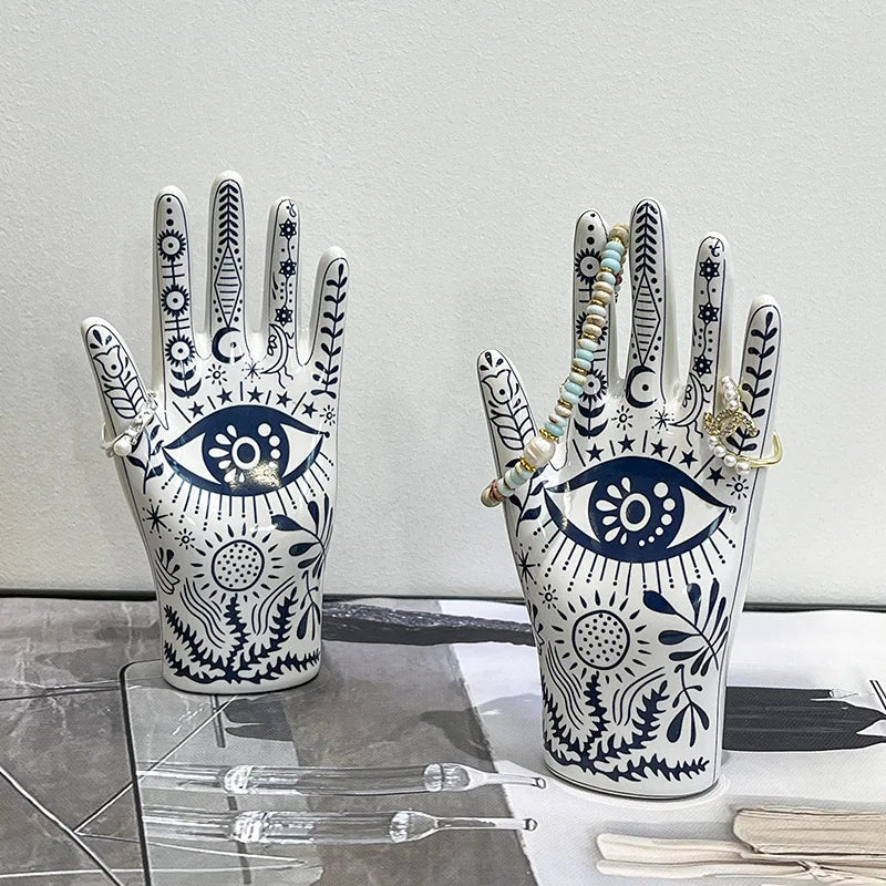 Evil Eye Hand Jewelry Stand