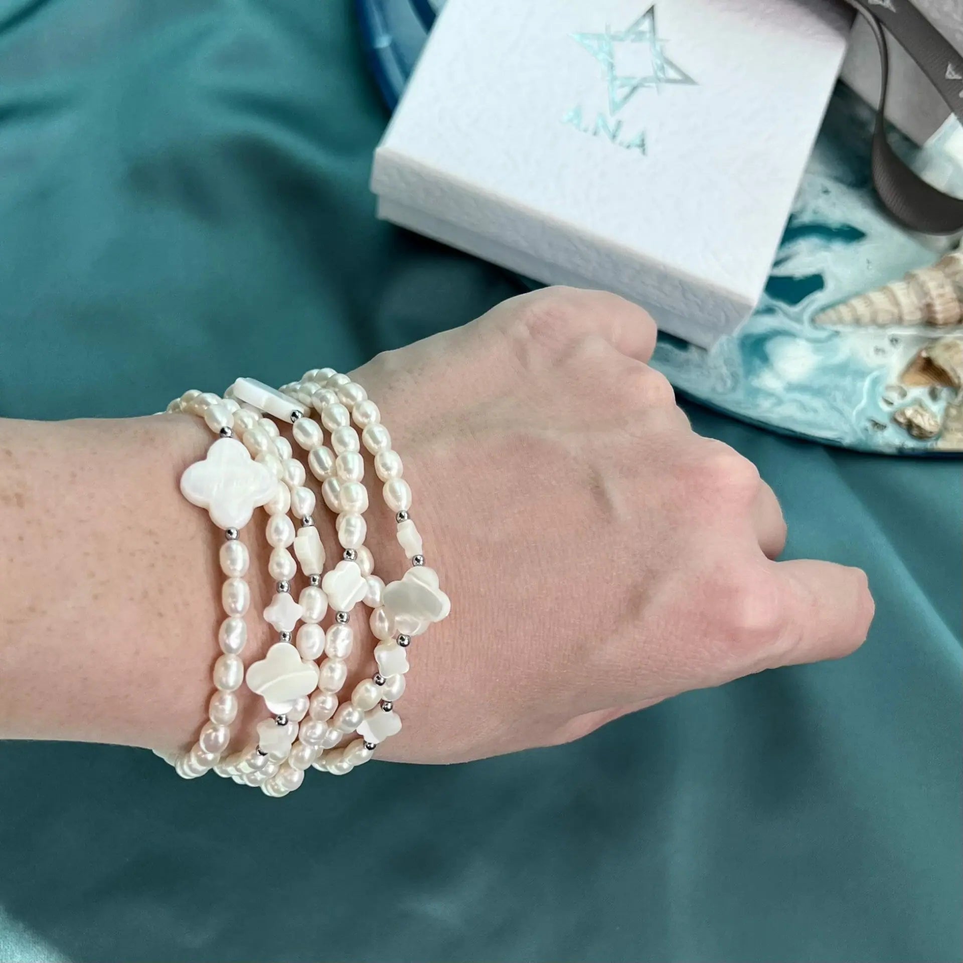 Pearl Layered Bracelets