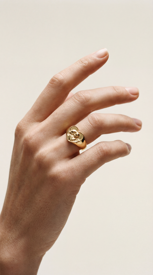 Angel Signet Ring